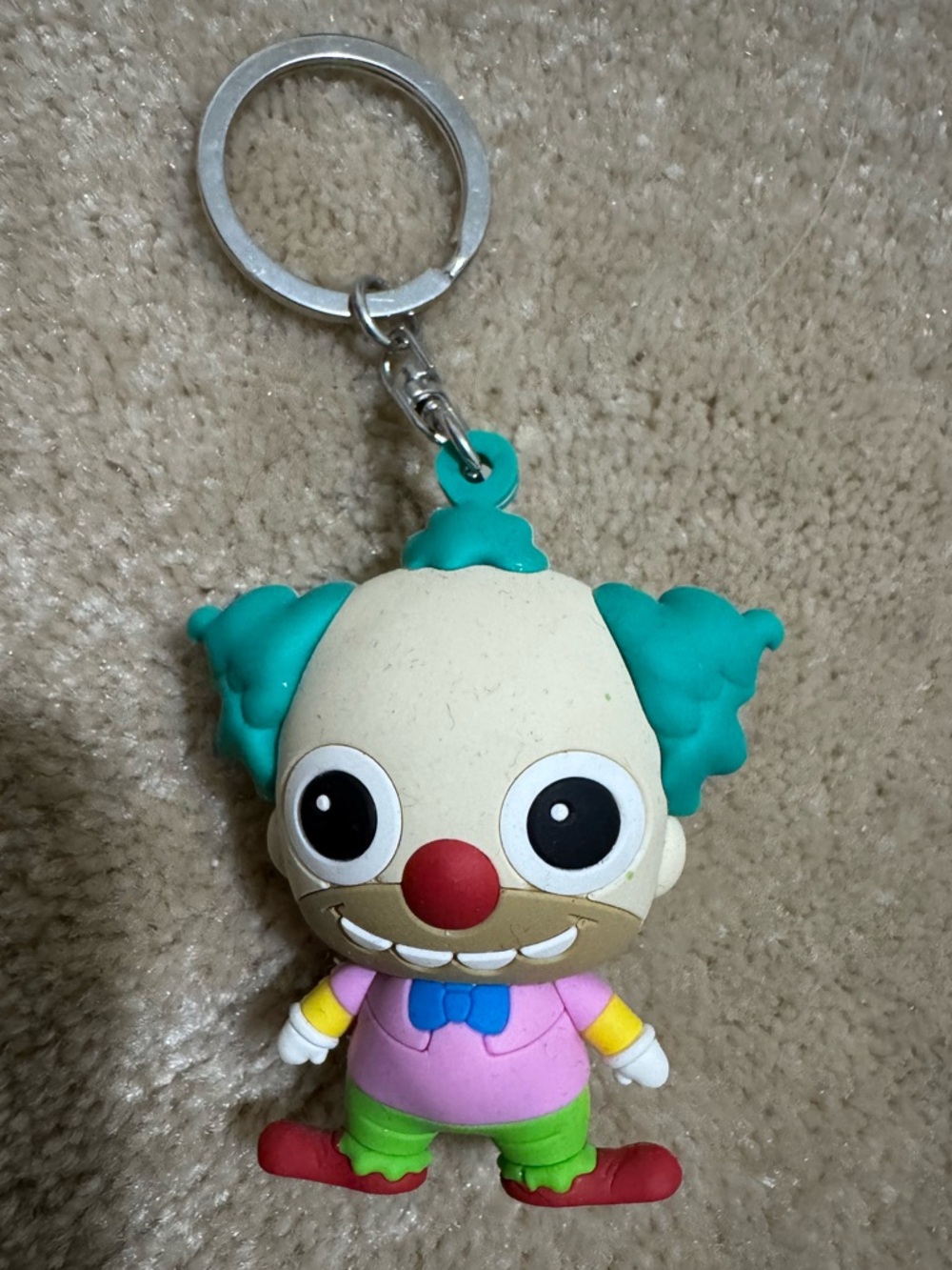 Monogram Krusty the Clown The Simpsons Keychain